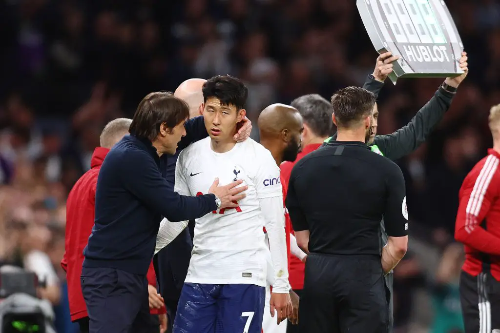 Antonio Conte backs Tottenham Hotspur star Heung-min Son despite a slow start to the season. (Photo by Clive Rose/Getty Images)