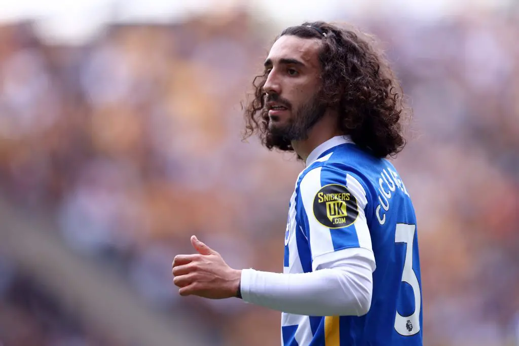 Transfer News: Tottenham Hotspur receive price tag for Brighton star Marc Cucurella. (Photo by Naomi Baker/Getty Images)