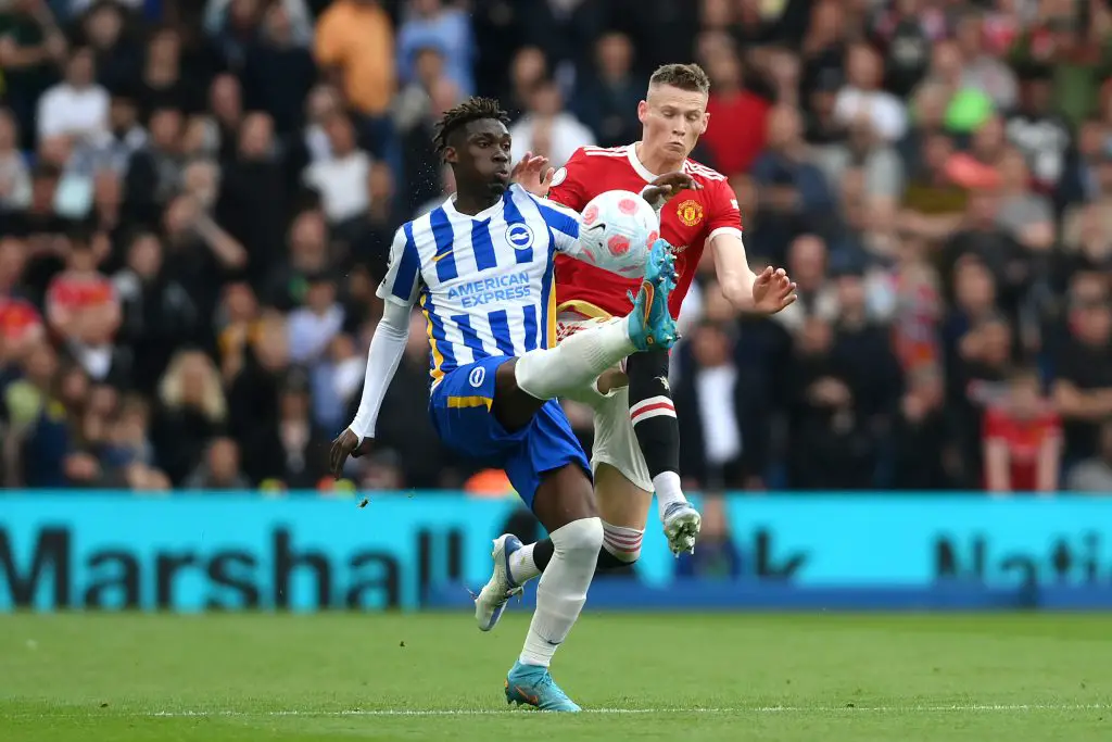 Yves Bissouma made his Champions League debut last time out.   (Photo by Mike Hewitt/Getty Images)