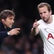 Harry Kane with Antonio Conte. Picture via Getty Images.
