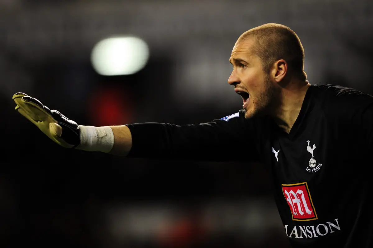 Paul Robinson during his time at Tottenham Hotspur. 