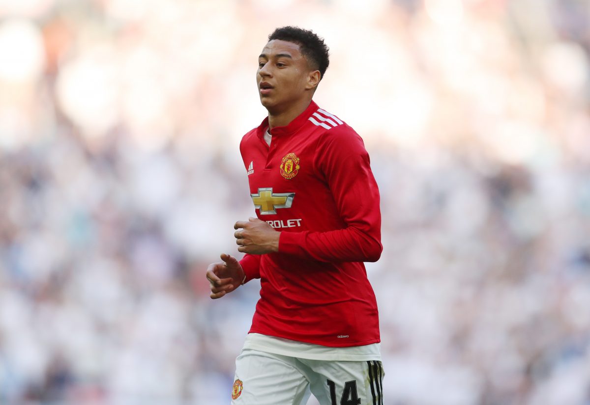 Jesse Lingard during his days at Manchester United.