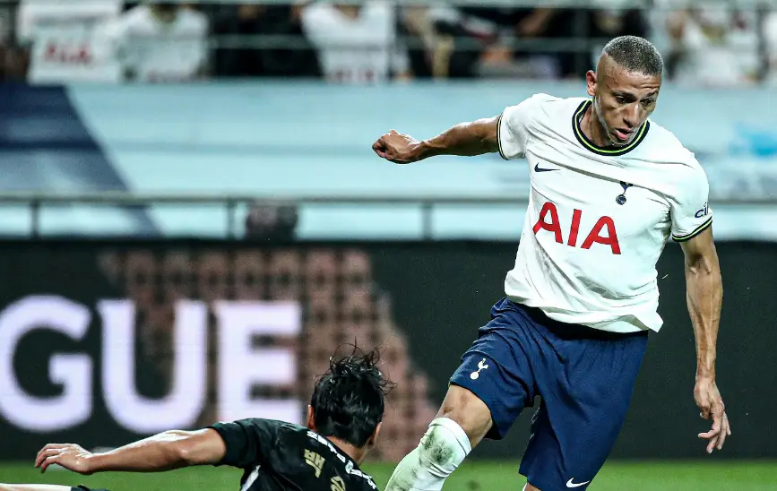 Richarlison in action for Tottenham Hotspur in pre-season.