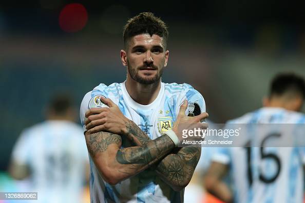 Rodrigo De Paul has become a star in the Argentine national team. (Photo by Alexandre Schneider/Getty Images)