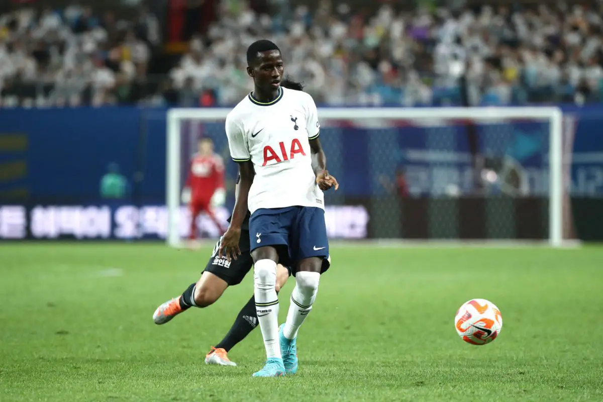 Pape Matar Sarr is very highly rated (Photo by Tottenham Hotspur FC/Tottenham Hotspur FC via Getty Images)