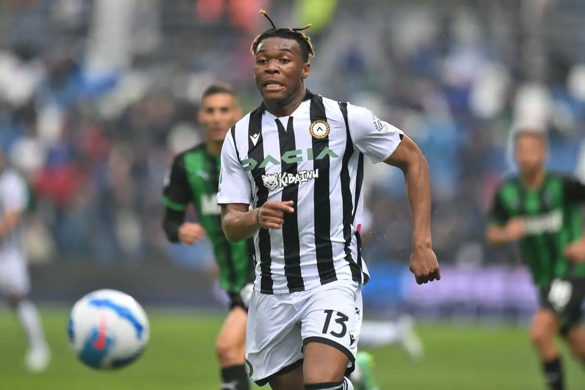 Tottenham linked with Destiny Udogie of Udinese Calcio.