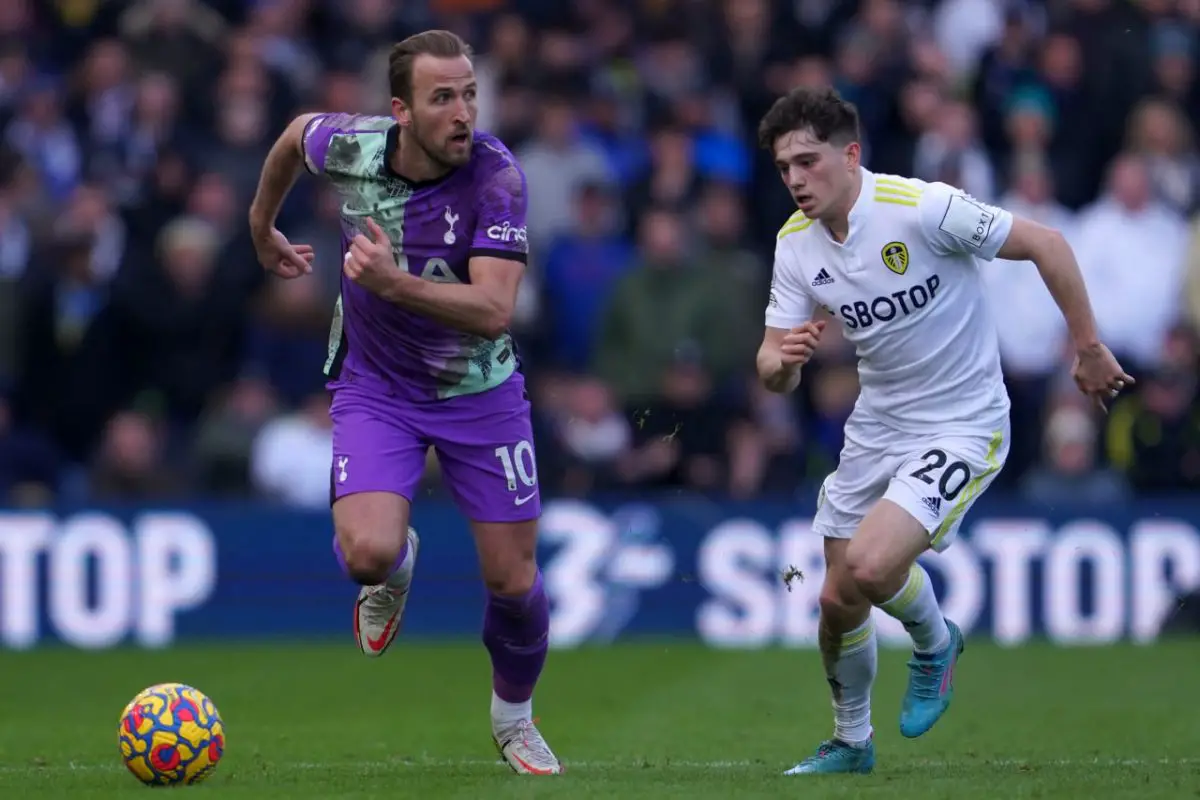 Transfer News: Tottenham Hotspur made a loan offer for Daniel James.  (Photo by JON SUPER/AFP via Getty Images) 