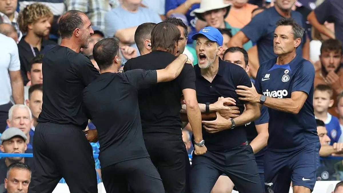 No ban for Tottenham Hotspur boss Antonio Conte after touchline tussle with Thomas Tuchel.