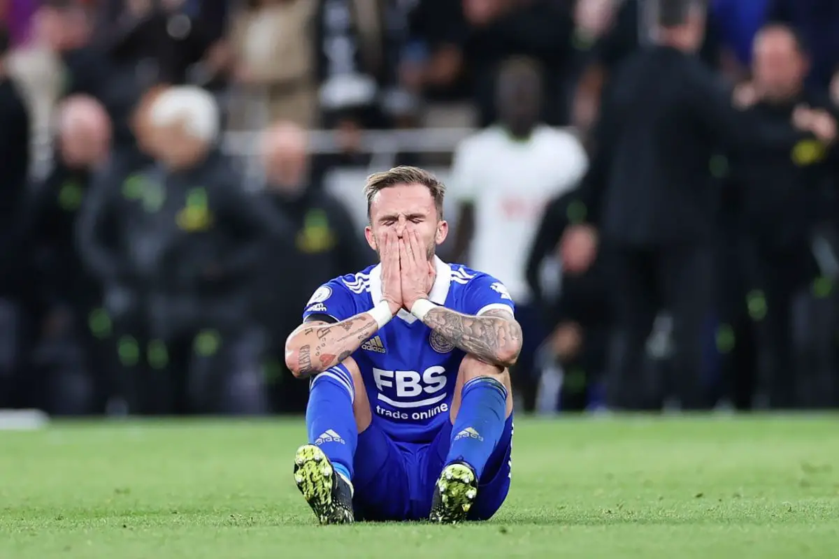 James Maddison scored in the 6-2 defeat against Tottenham Hotspur in September 2022.