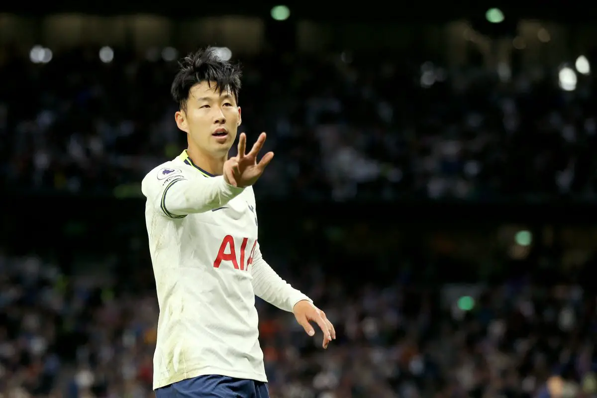 Son Heung-min implies that it is a good sign Tottenham Hotspur are attracting criticism. (Photo by ISABEL INFANTES/AFP via Getty Images)