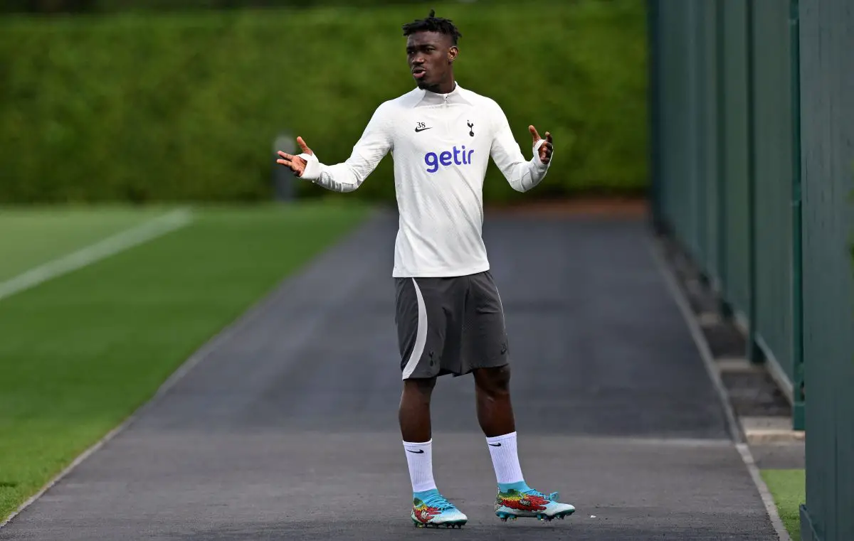 Tottenham Hotspur boss Antonio Conte admits that Yves Bissouma is struggling. (Photo by GLYN KIRK/AFP via Getty Images)