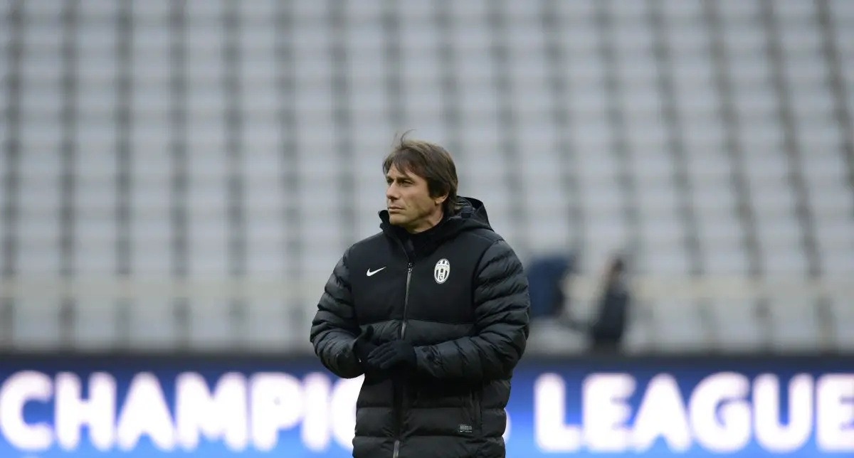 Antonio Conte believes Tottenham Hotspur were lucky to exit the Conference League last season. (CHRISTOF STACHE/AFP via Getty Images)