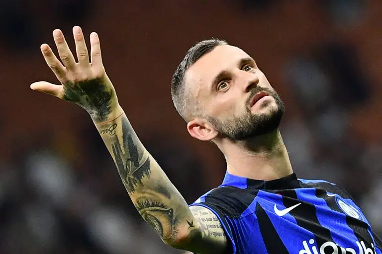 Marcelo Brozovic is a big part of Simone Inzaghi's Inter Milan side. (Photo by ISABELLA BONOTTO/AFP via Getty Images)