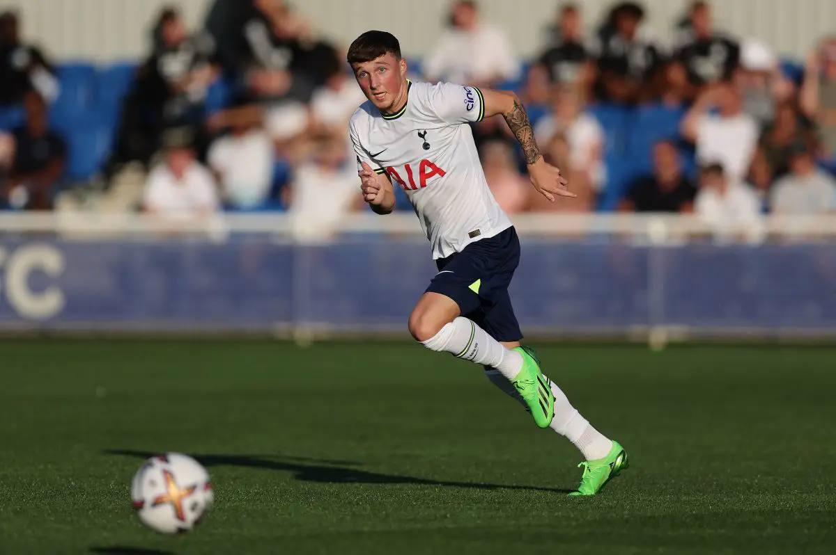 Alfie Devine has signed a new contract with Tottenham Hotspur. (Photo by Alex Morton/Getty Images)