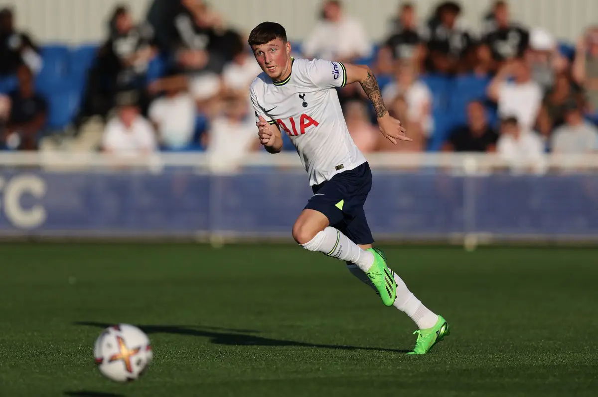 Alfie Devine of Tottenham Hotspur.