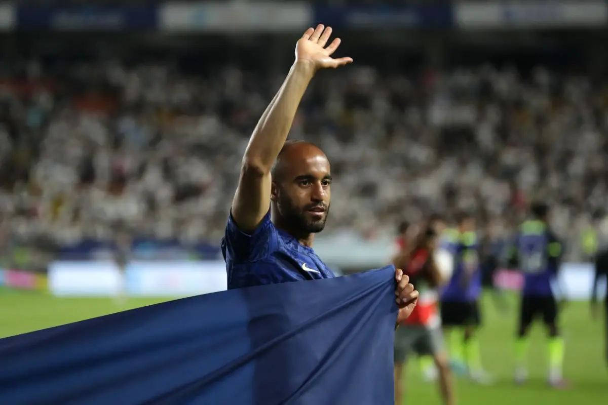 Antonio Conte confirms Lucas Moura will make the bench for Tottenham vs Eintracht Frankfurt. (Photo by Han Myung-Gu/Getty Images)