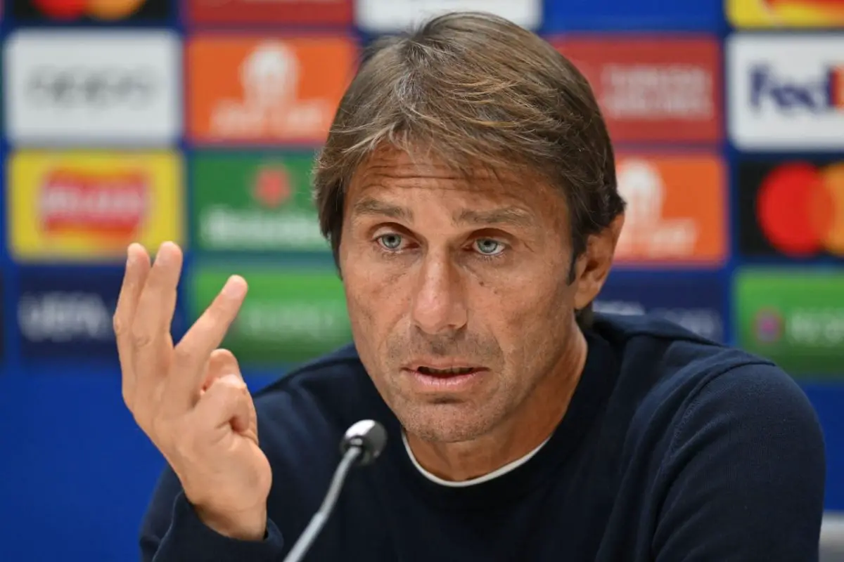 Antonio Conte wants Tottenham to be more efficient in front of goal. (Photo by GLYN KIRK/AFP via Getty Images)