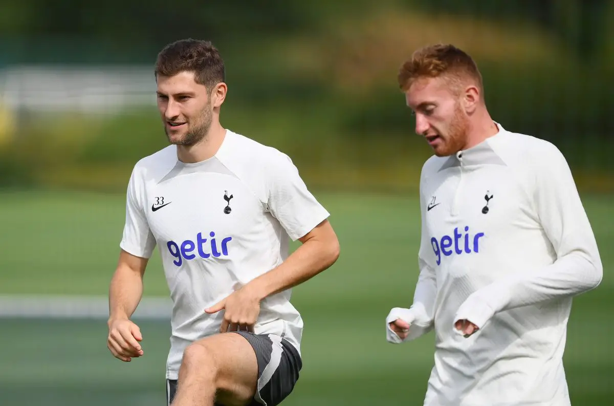 Dejan Kulusevski played in the friendly against Motherwell, while Ben Davies missed out due to injury. (Photo by Alex Davidson/Getty Images)