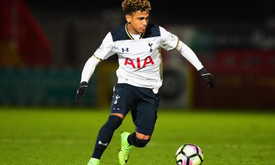 Marcus Edwards of Tottenham Hotspur during a Premier League 2 game in March 2017.