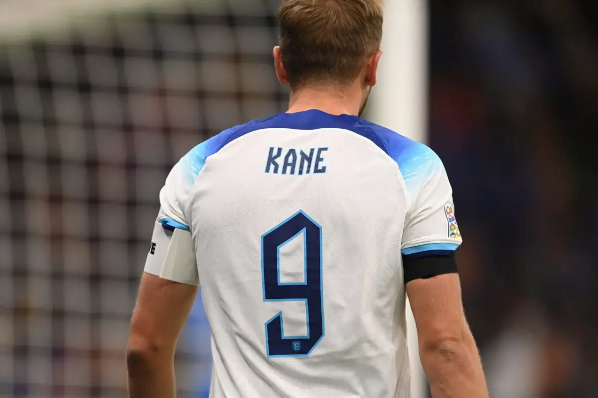 Harry Kane of Tottenham Hotspur is the captain of the England national team.