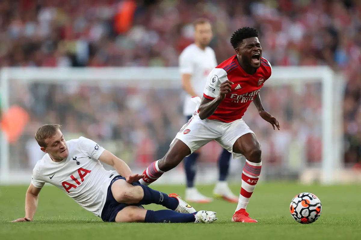 Arsenal told they will be 'in trouble' if Thomas Partey does not play against Tottenham Hotspur. (Photo by Julian Finney/Getty Images)