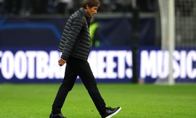 Antonio Conte after Tottenham Hotspur's 0-0 UEFA Champions League group stage draw against Eintracht Frankfurt in October 2022.