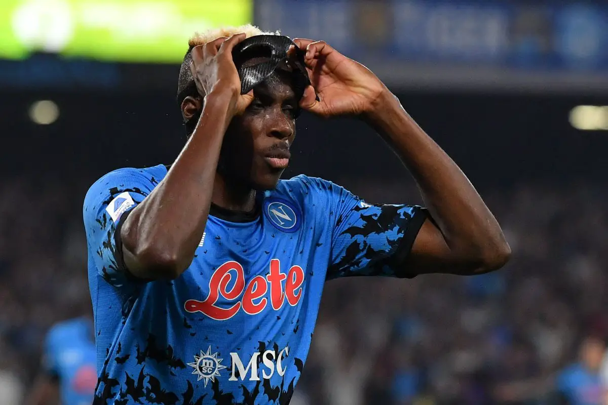 Victor Osimhen in action for Napoli. 