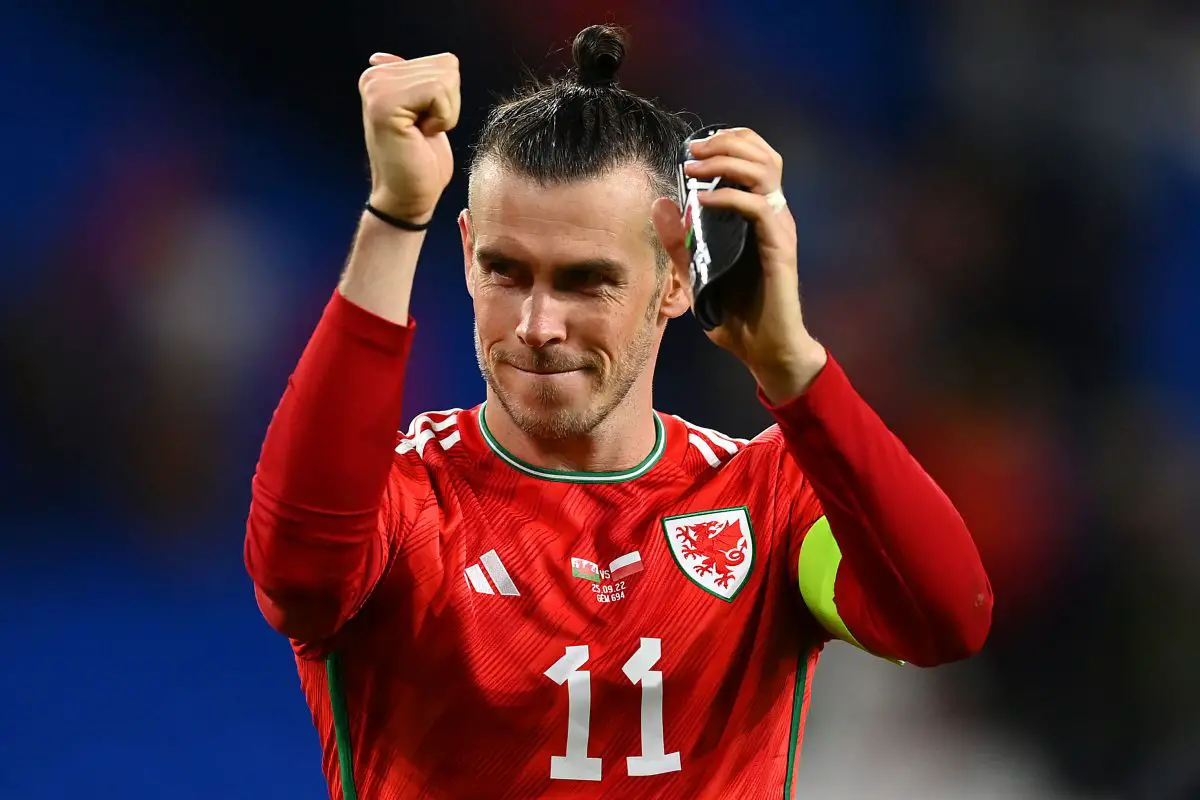 Gareth Bale captained Wales at the 2022 FIFA World Cup. (Photo by Dan Mullan/Getty Images)