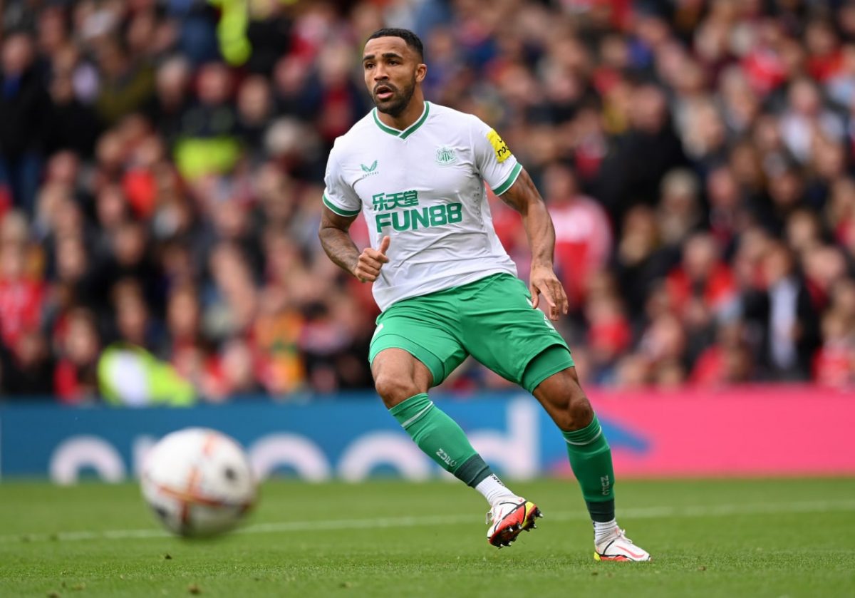 Callum Wilson played during Newcastle United's draw vs Manchester United in October 2022. 