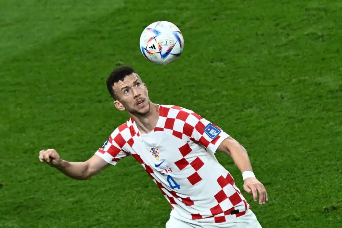 Ivan Perisic in action for Croatia. (Photo by OZAN KOSE/AFP via Getty Images)