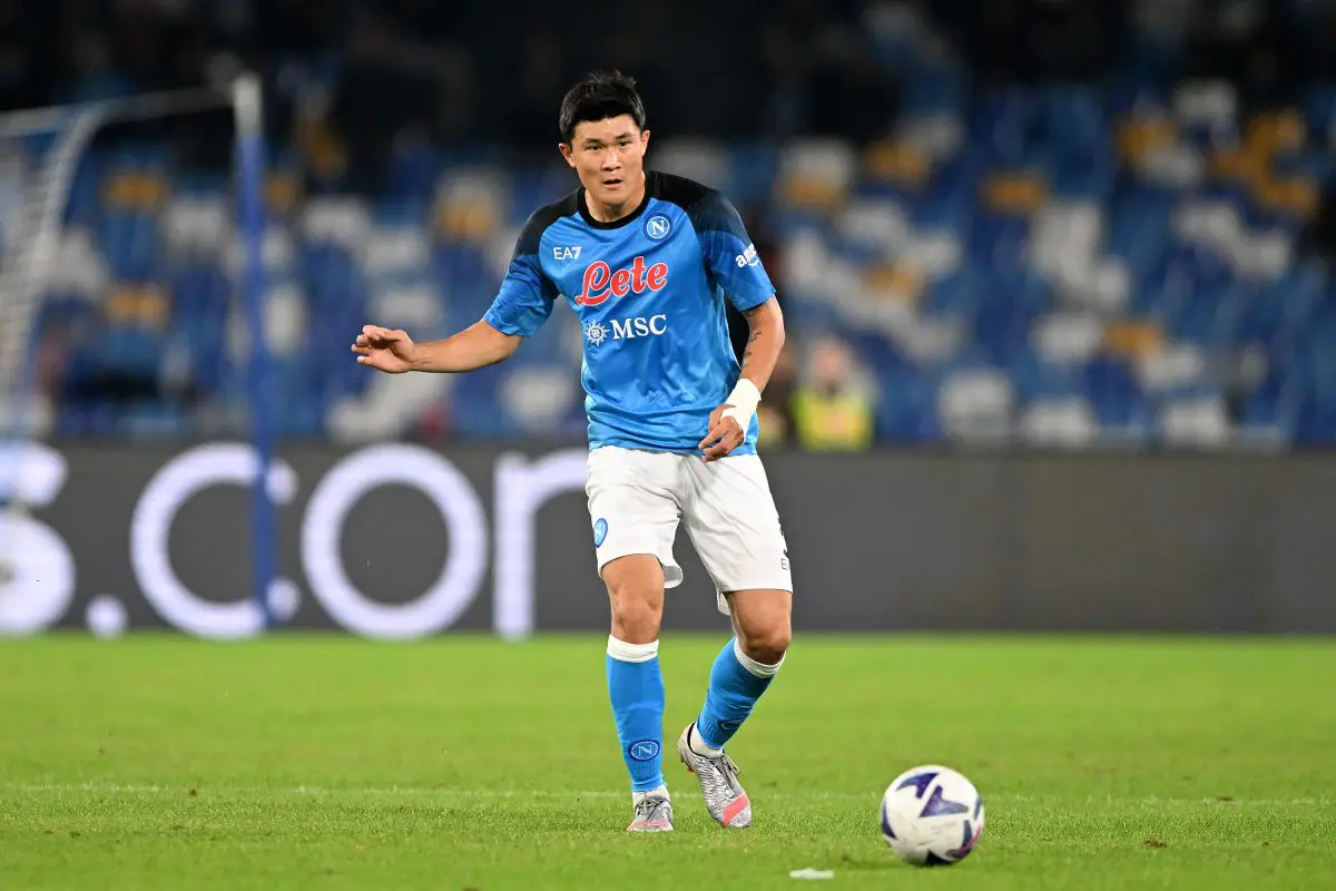 Min-jae Kim of SSC Napoli has been on the radar of Tottenham Hotspur. (Photo by Francesco Pecoraro/Getty Images)