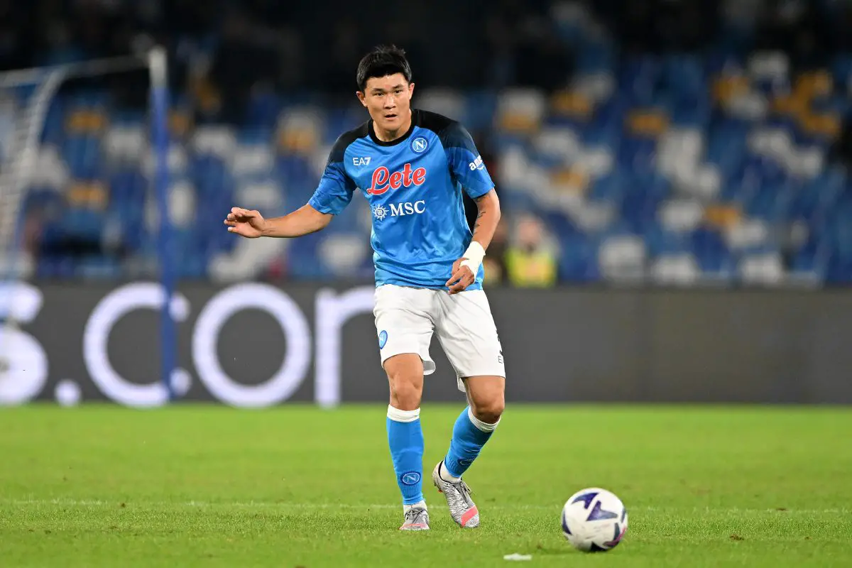 PSG drop out of the race for Tottenham Hotspur target Kim Min-jae.  (Photo by Francesco Pecoraro/Getty Images)