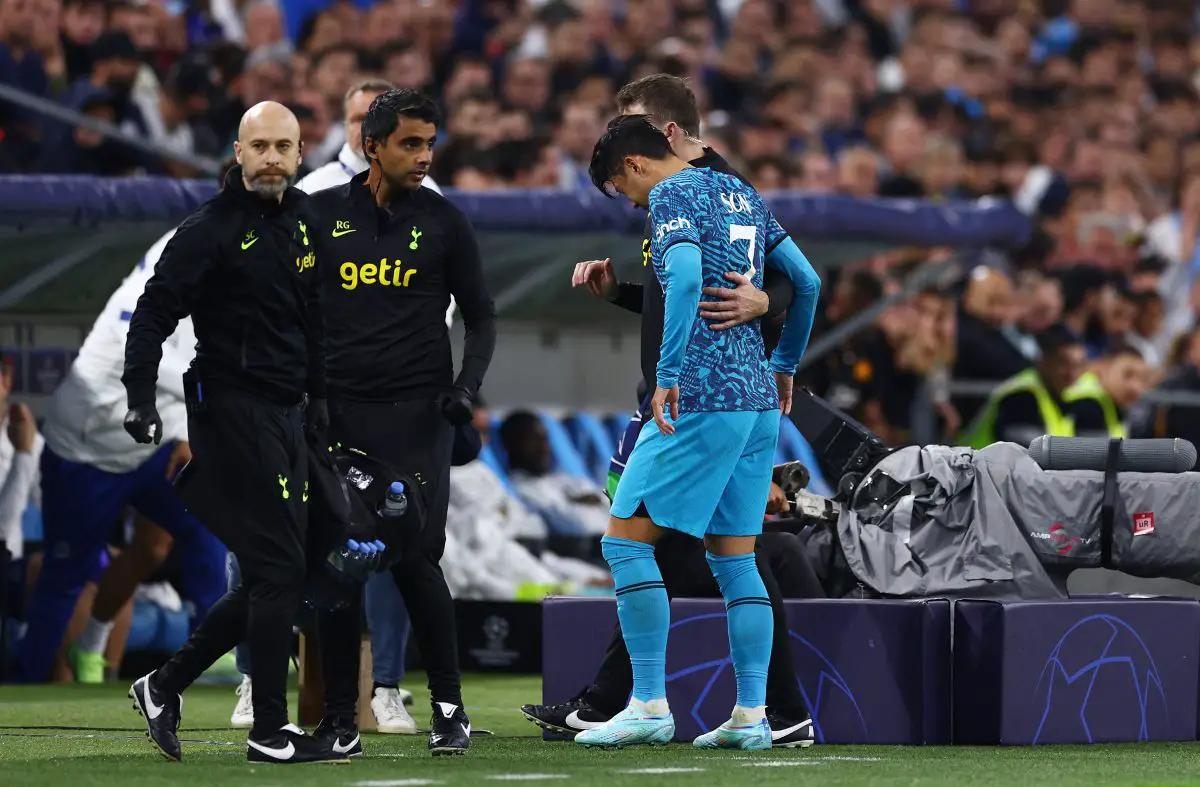 Son Heung-min was substituted against Marseille for Tottenham Hotspur after fears of a possible concussion. 