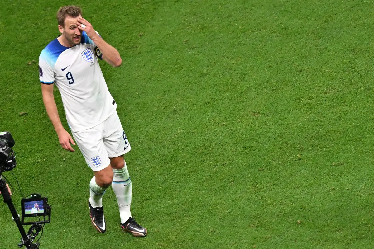 Harry Kane has started in all three of England's 2022 FIFA World Cup games so far. (Photo by GLYN KIRK/AFP via Getty Images)