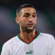Hakim Ziyech of Morocco looks on during a friendly match between Paraguay and Morocco at Estadio Benito Villamarin on September 27, 2022 in Seville, Spain.