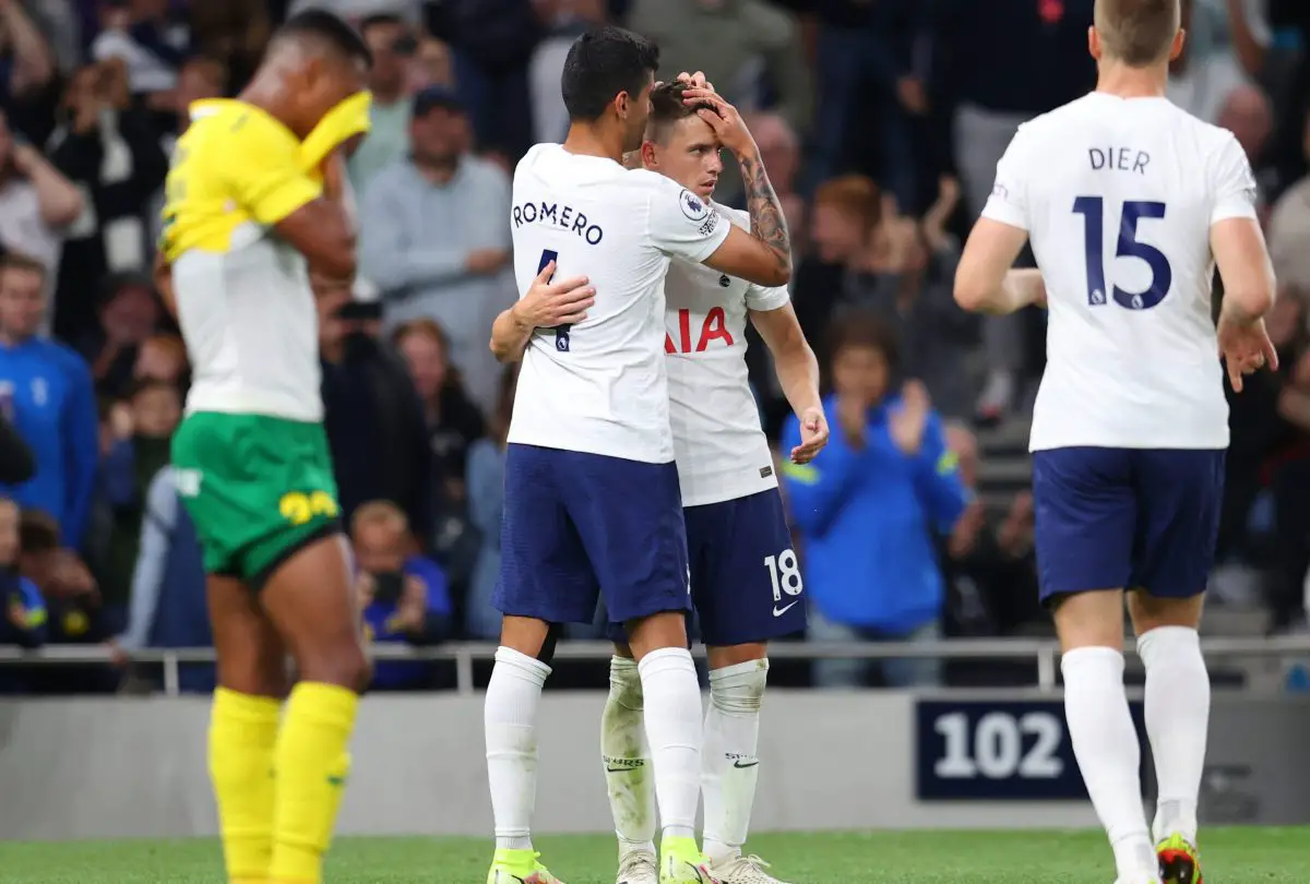 Giovani Lo Celso and Cristian Romero have shared the pitch as Tottenham Hotspur teammates just 11 times so far. (