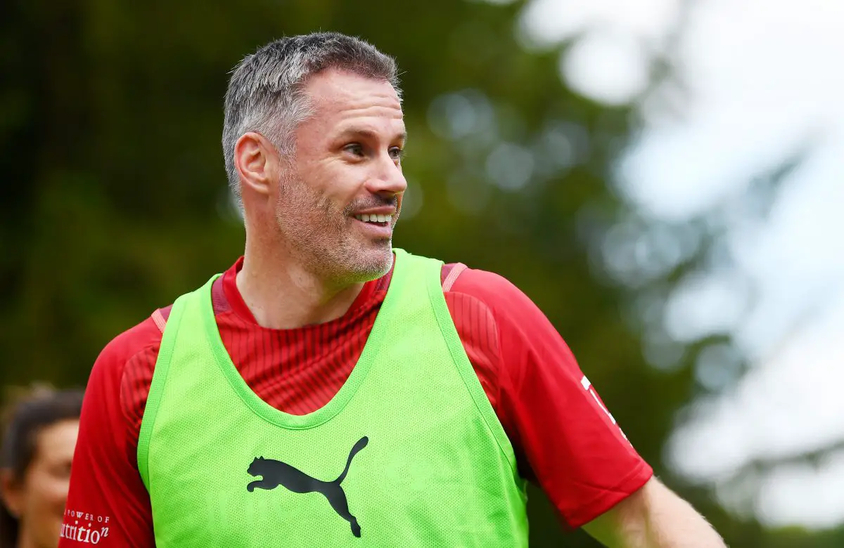 Jamie Carragher of England during a Soccer Aid for Unicef 2022 Training Session.
