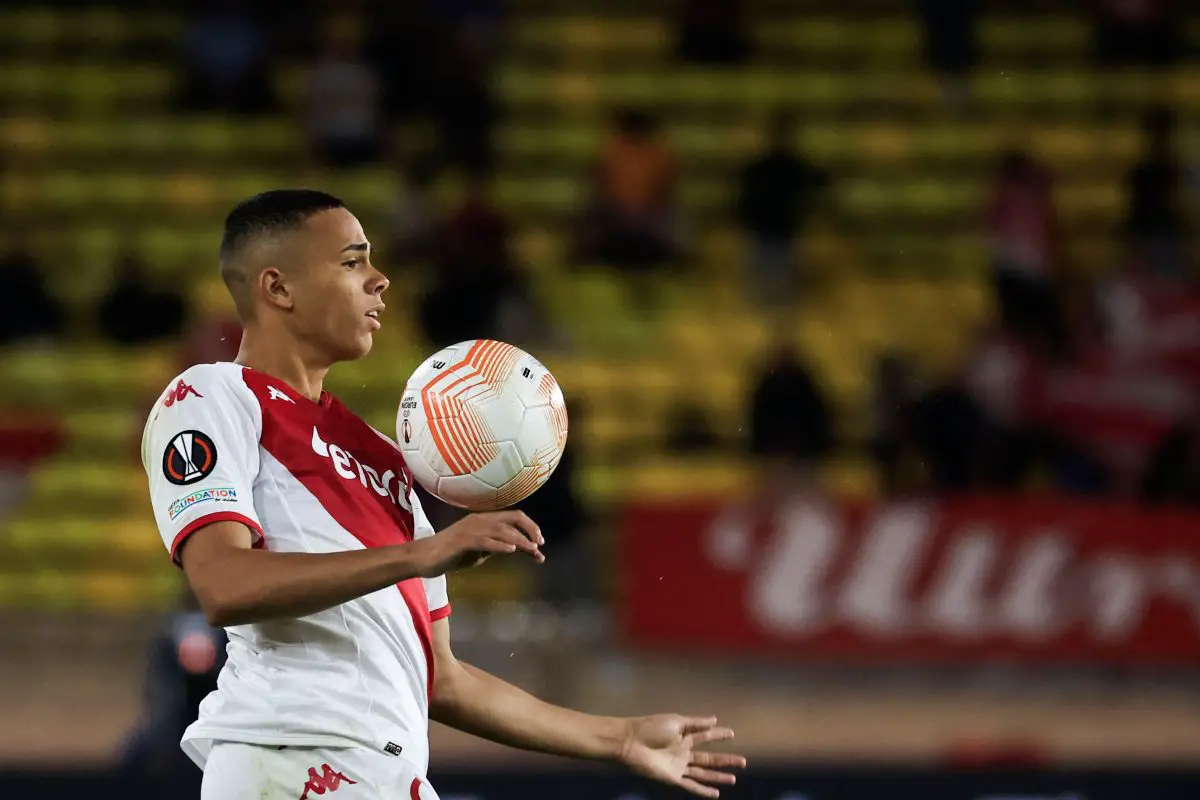 Tottenham Hotspur 'like' AS Monaco right-back Vanderson. (Photo by VALERY HACHE/AFP via Getty Images)