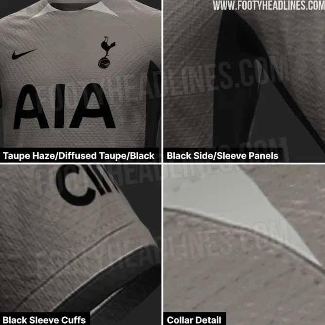 Tottenham Hotspur's Nike third kit for the 2023/24 season leaked