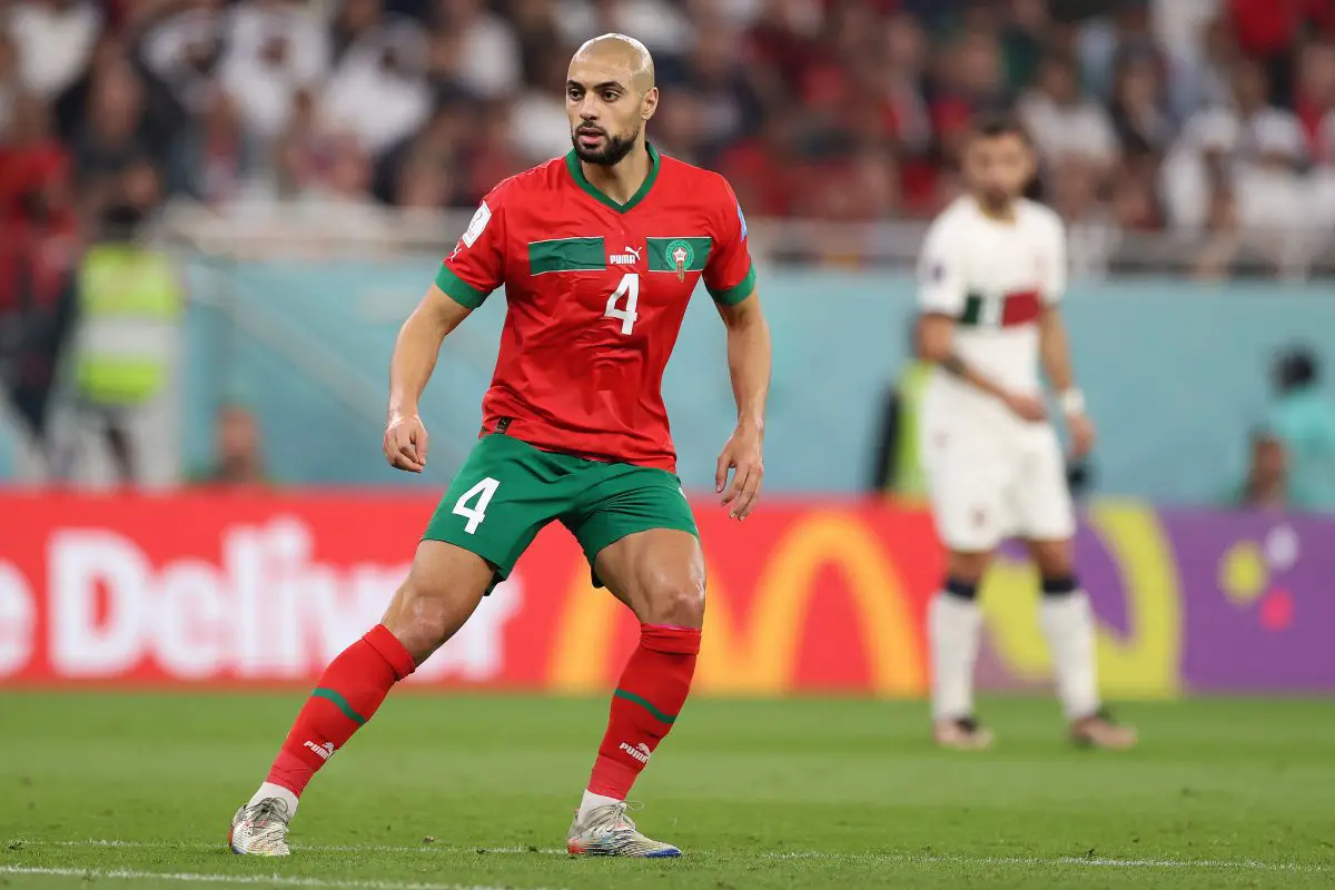 Steve Nicol urges Liverpool to make a move for Tottenham Hotspur target Sofyan Amrabat . (Photo by Michael Steele/Getty Images)