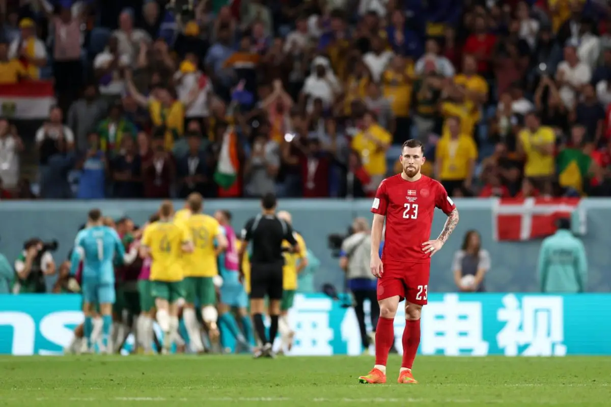 Pierre-Emile Hojbjerg for Denmark (Photo by Dean Mouhtaropoulos/Getty Images)