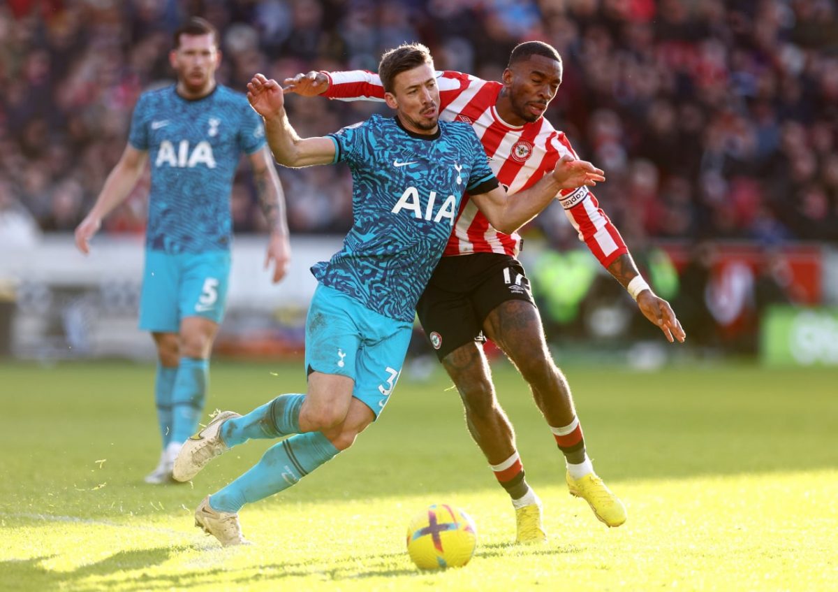 Antonio Conte provides an update on Clement Lenglet's future at Tottenham Hotspur.  (Photo by Clive Rose/Getty Images)