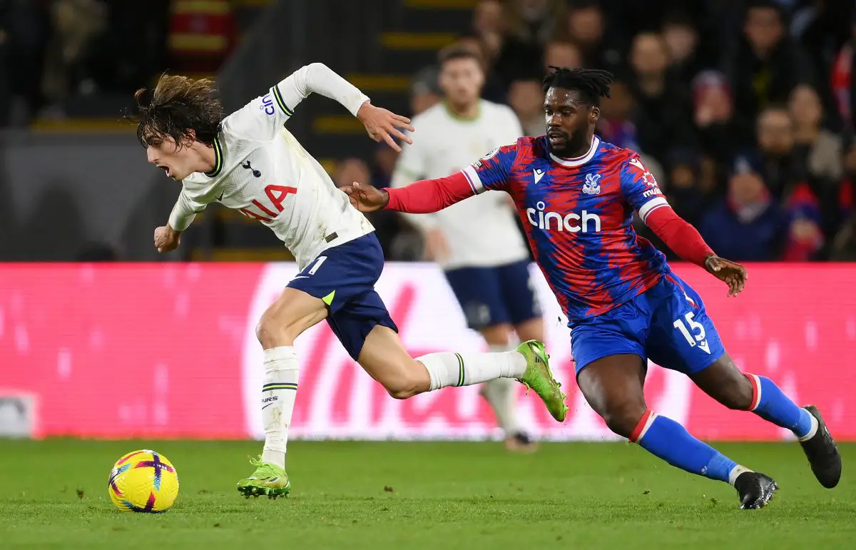 Tottenham Hotspur striker Harry Kane hails victory over Crystal Palace. (Photo by Mike Hewitt/Getty Images)