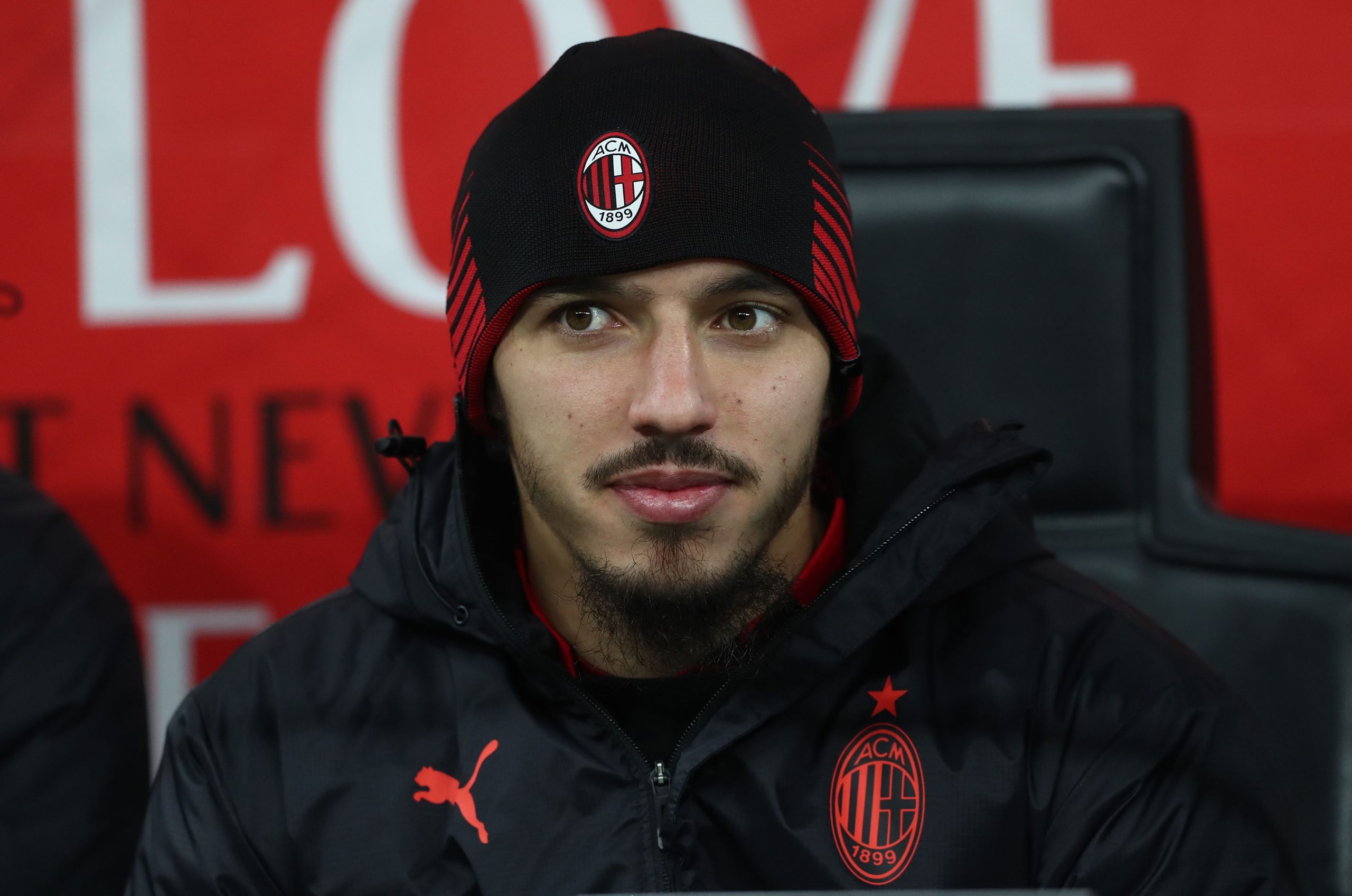smael Bennacer of AC Milan looks on before the Coppa Italia match between AC Milan and Torino FC at Stadio Giuseppe Meazza on January 11, 2023 in Milan, Italy. (Photo by Marco Luzzani/Getty Images)