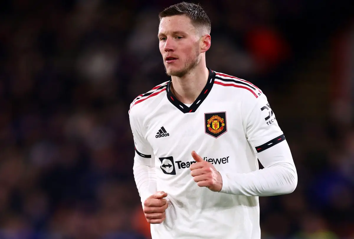 Wout Weghorst of Manchester United during the Premier League match between Crystal Palace and Manchester United at Selhurst Park on January 18, 2023 in London, England. (Photo by Clive Rose/Getty Images)