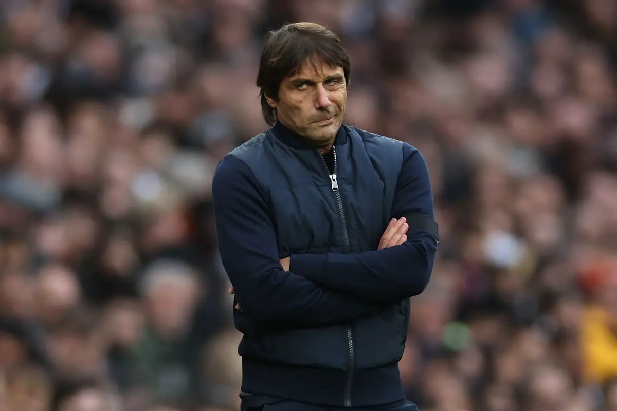 Antonio Conte, manager of Tottenham Hotspur  (Photo by ADRIAN DENNIS/AFP via Getty Images)