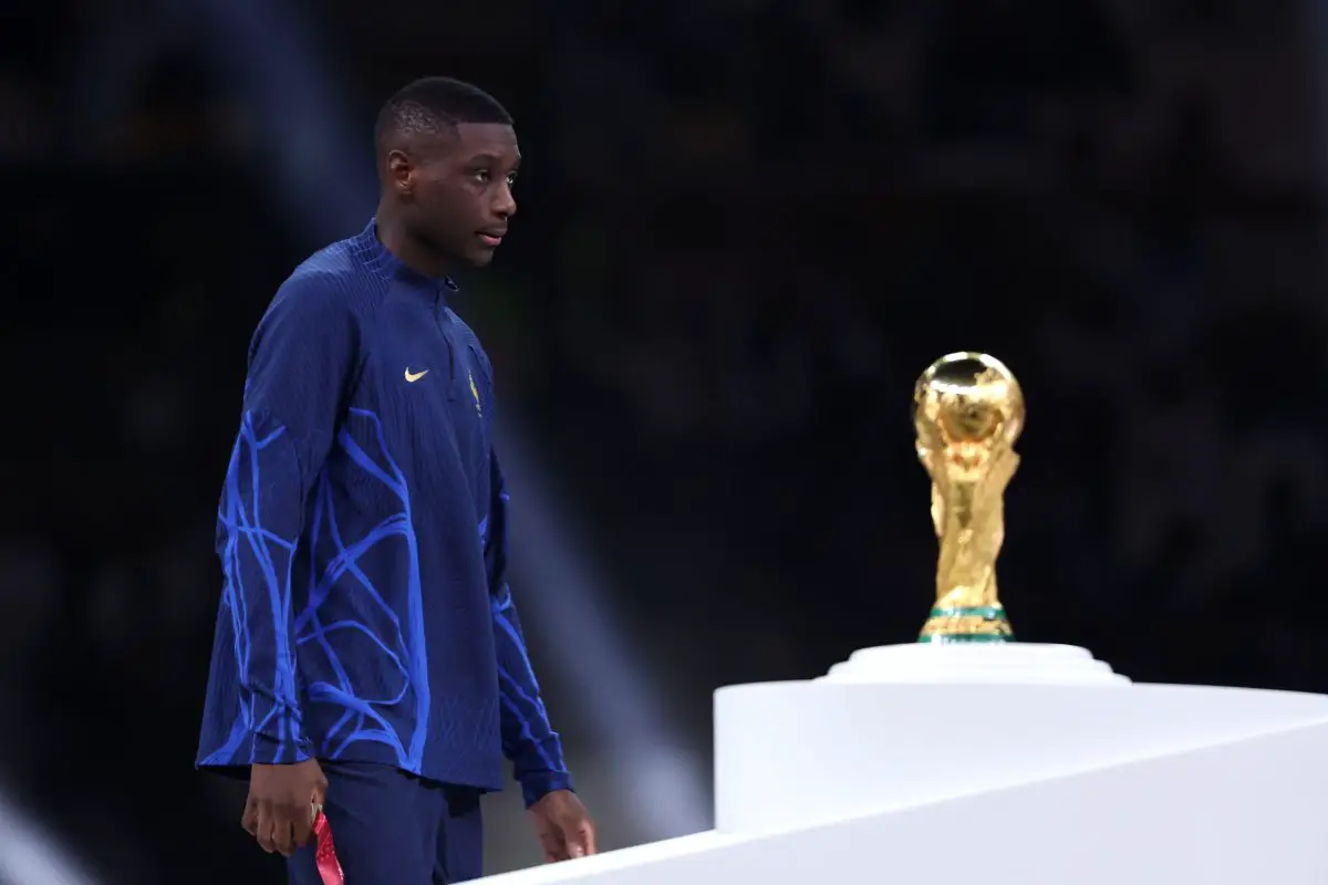 Kolo Munai was an 'outstretched Emi Martinez hand' away from winning the World Cup for France (Photo by Clive Brunskill/Getty Images)