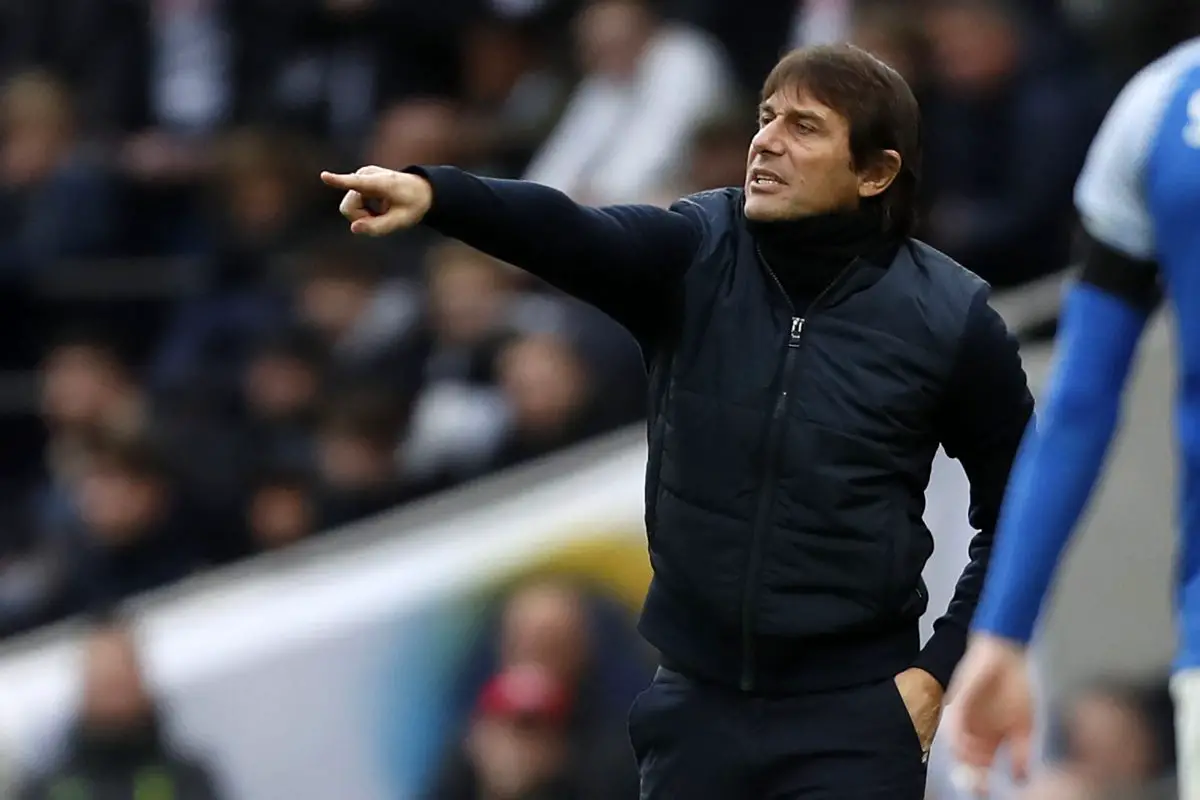 Tottenham Hotspur's Italian head coach Antonio Conte could leave in the summer (Photo by IAN KINGTON/AFP via Getty Images)