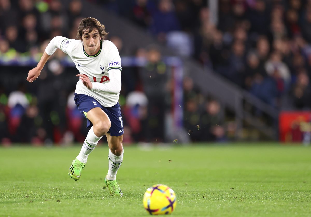 Bryan Gil of Tottenham Hotspur is making the most of injury issues at Spurs. (Photo by Warren Little/Getty Images)