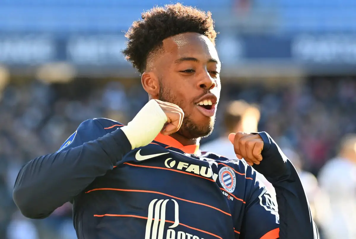 Tottenham and Arsenal interested in Montpellier striker Elye Wahi. 